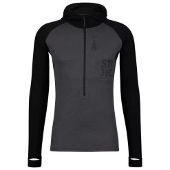 Stoic - Merino260 StadjanSt. 3/4 Zip W. Hood - Sweat à Capuche En Mérinos
