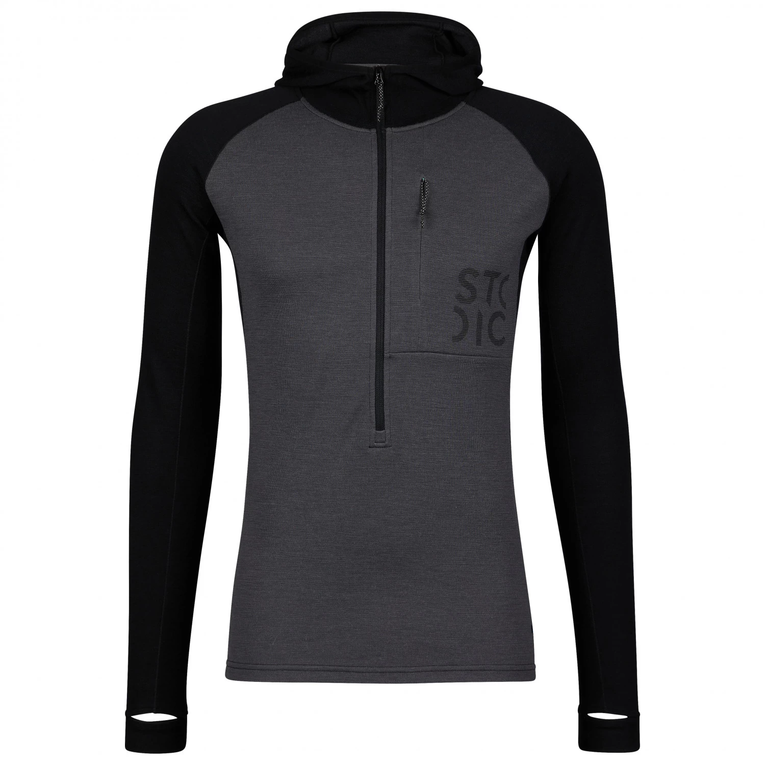 Stoic - Merino260 StadjanSt. 3/4 Zip W. Hood - Sweat à Capuche En Mérinos 1 Stoic - Merino260 StadjanSt. 3/4 Zip W. Hood - Sweat à Capuche En Mérinos
