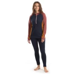 Stoic - Women's Merino260 StadjanSt. 3/4 Zip W. Hood - Sweat à Capuche En Mérinos -Stoic Boutique stoic womens merino260 stadjanst 3 4 zip w hood sweat a capuche en merinos detail 9